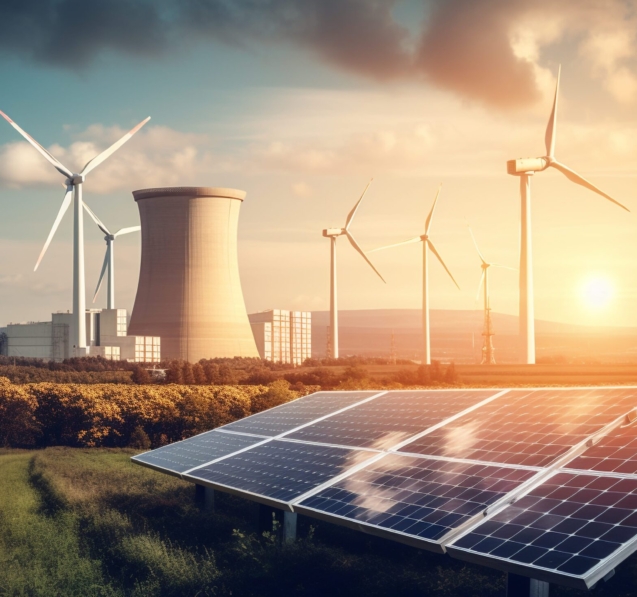 sunset-sky-powers-wind-solar-energy-generated-by-ai-min